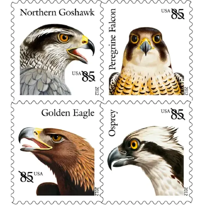 2012 Birds of Prey Stamps