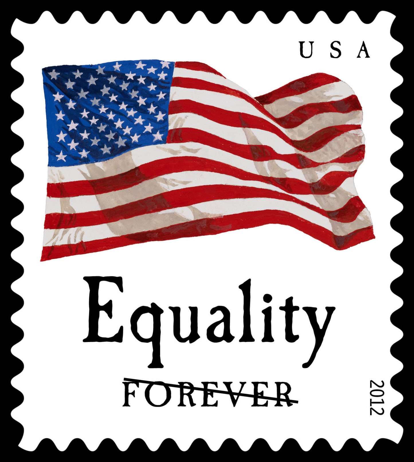 Four Flags Stamps.2012