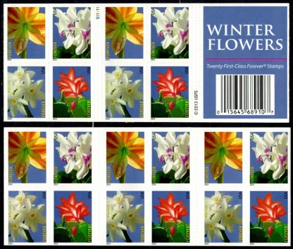 Winter Flowers - 2014 First-Class Forever Stamp