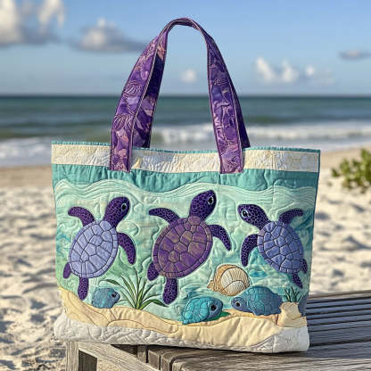 Saltwater Soul Quilted Tote Bag NCU0PT8319-Mega-Craft