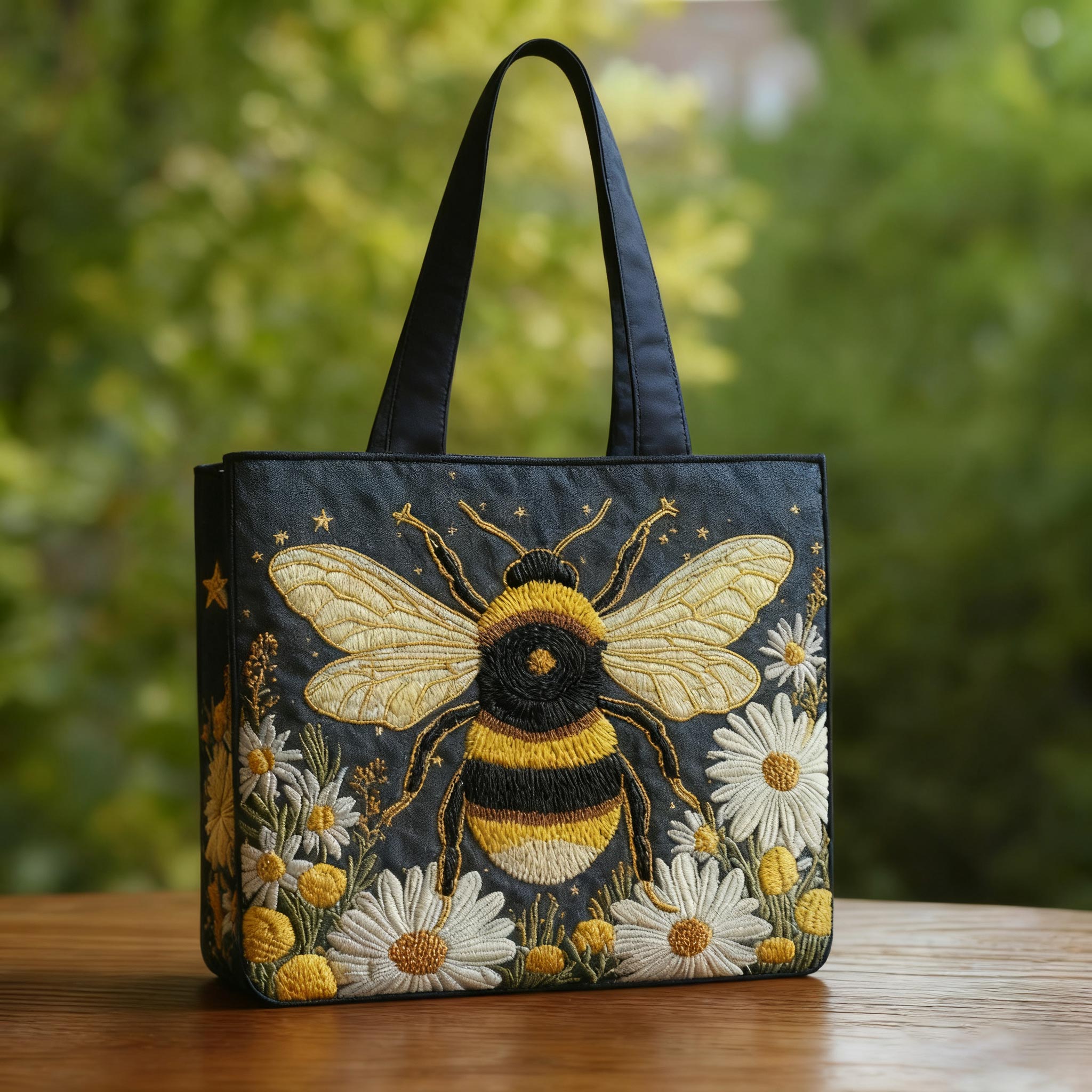 Bee Quilted Tote Bag GFTOMA2497-Mega-Craft