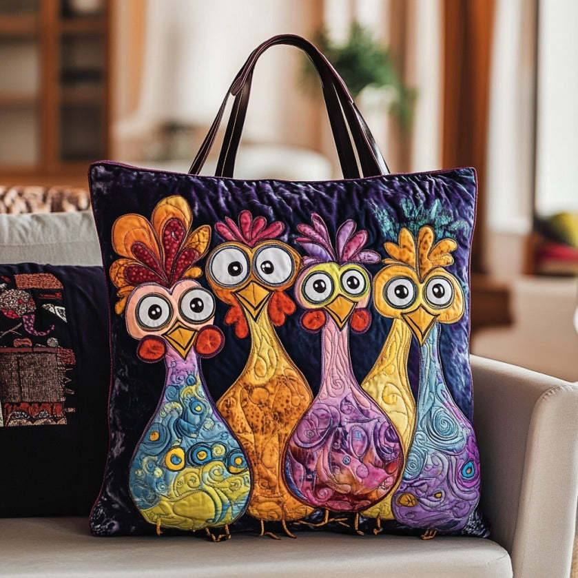 Funny Five XR3009014CL Quilted Tote Bag-Mega-Craft