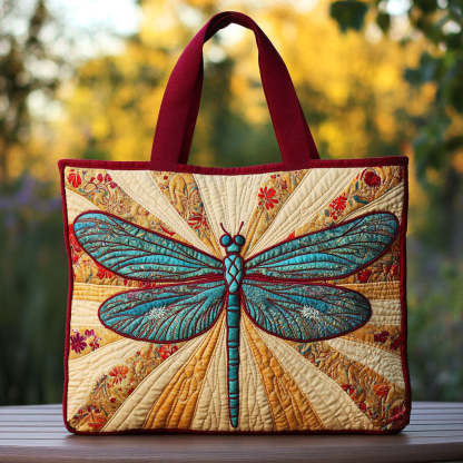 Golden Flight CP0210097CL Quilted Tote Bag-Mega-Craft