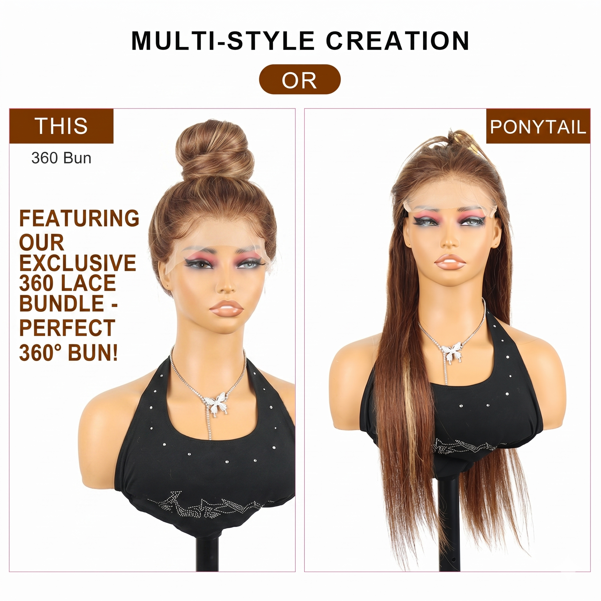 Jopear Highlight Ombre 360 Full Lace Front Real Human Hair Wigs 13x6 Hd Lace Frontal Wig Human Hair 38 Inch Colored Wig