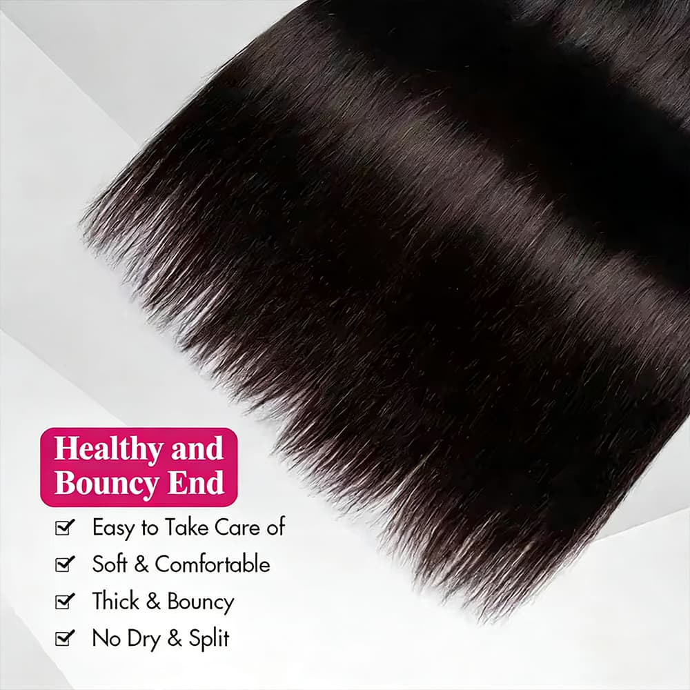 Jopear 10A Collection | Straight Hair Bundles Virgin 100% Human Hair 3 or 4 Bundle Weave Extension | 24-48h Fast Shipping