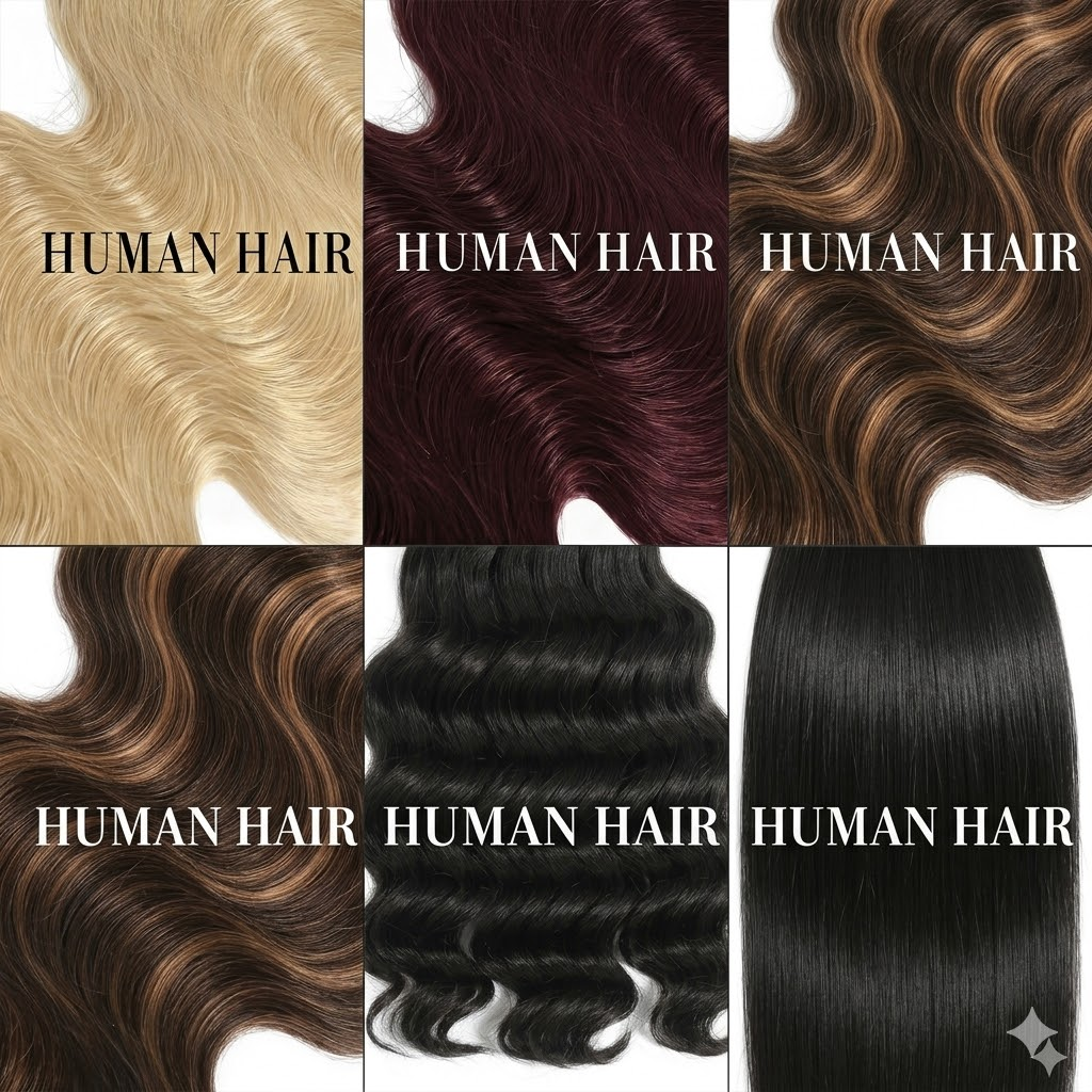 Jopear 10A | Premium 100% Human Hair 10A Grade Bundles – Available in Straight, Body Wave, Loose Wave, Radiant 613 Blonde, Vibrant 99J Burgundy, Fashionable 4/27 Highlight