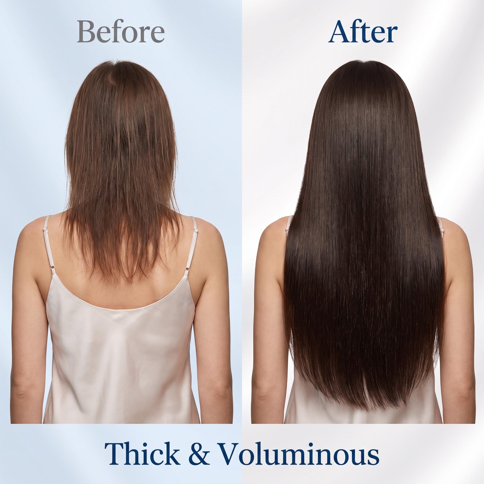 JOPEAR Straight Seamless PU Tape-In Extensions – Darkest Brown (#2)