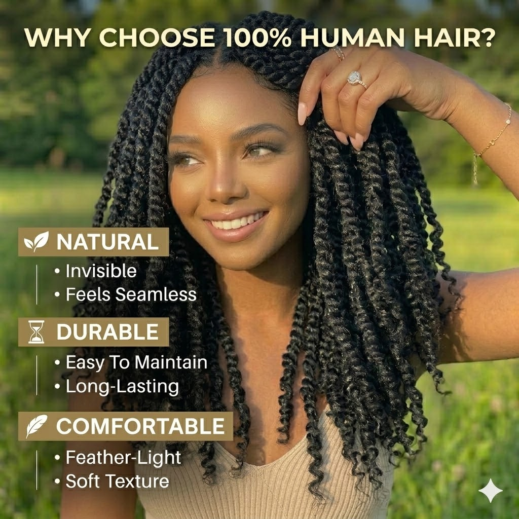 Jopear Burmese Curly Crochet Hair Pre Separated Knotless Curly Bundles 100% Human Hair Deep Wave Crochet Extensions