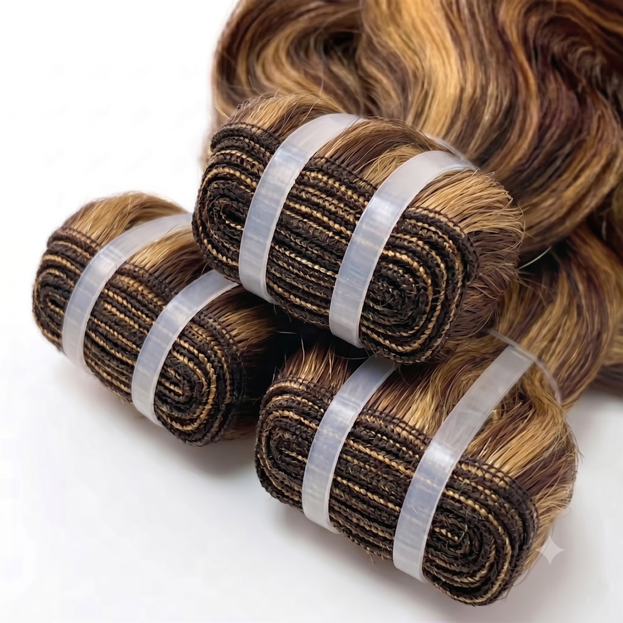 Jopear 10A | P4/27 Highlight Ombre Body Wave Hair Bundles - 100% Human Hair Weave Extensions With Mystery Gift