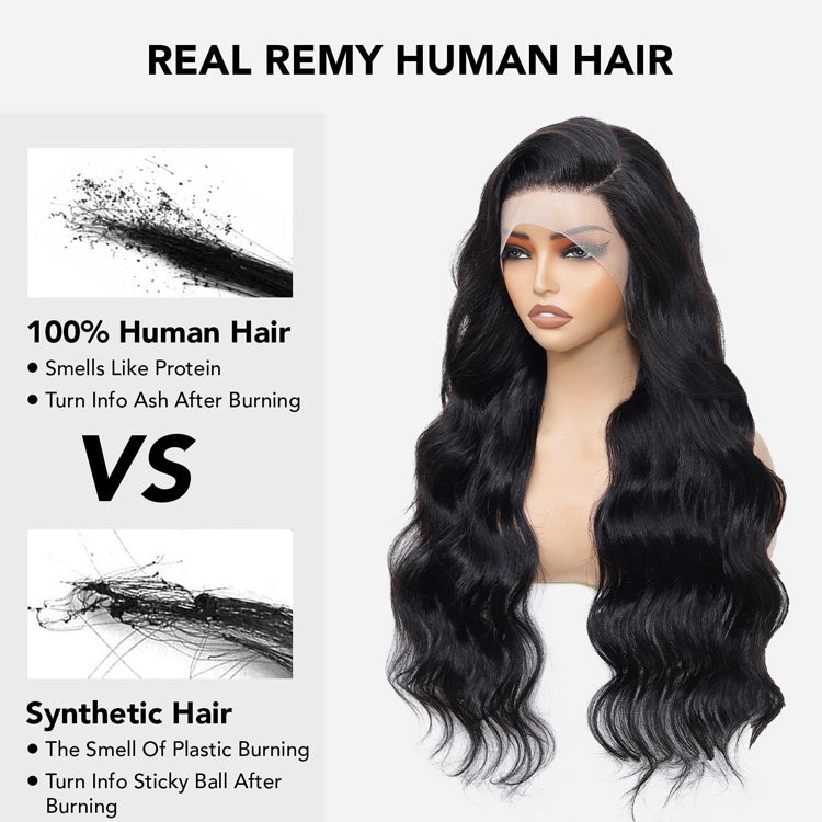 13x6 Body Wave Lace Front Wigs Human Hair 360 HD Lace Front Wigs 20-40 Inch Human Hair Fluffy Natural Body Wave Human Hair Wig