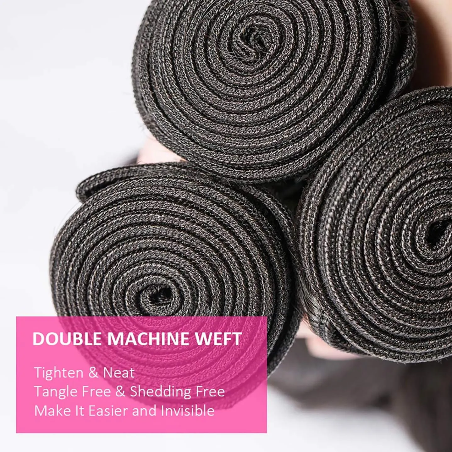 Jopear [12A Grade] Premium Loose Wave Human Hair 3/4 Bundles Deal 100% Unprocessed Werve Bundles