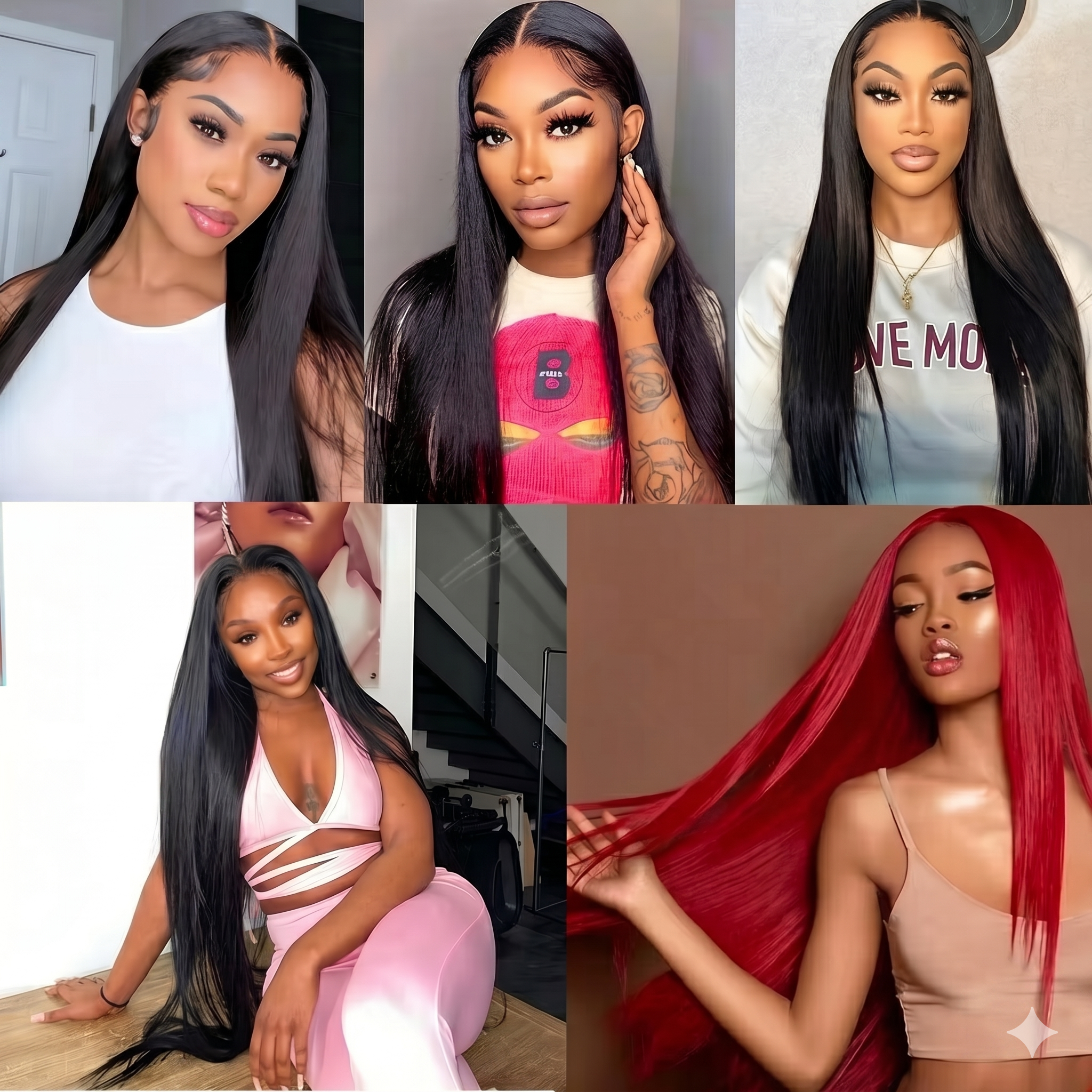 Jopear [12A Grade] Silky Bone Straight Human Hair Bundles | Double Weft & Shed-Free 100% Unprocessed Virgin Hair