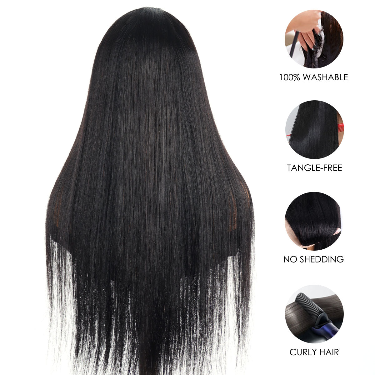 13x6 HD Lace Front Wigs Human Hair Straight 360 Full Lace Front Wigs 20-40 Inch Human Hair Pre Plucked Straight Wigs Human Hair