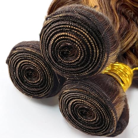 4/27 Highlight Body Wave Bundles - 4/5 Bundles, 100% Real Human Hair, Comes with 3 Free Gifts