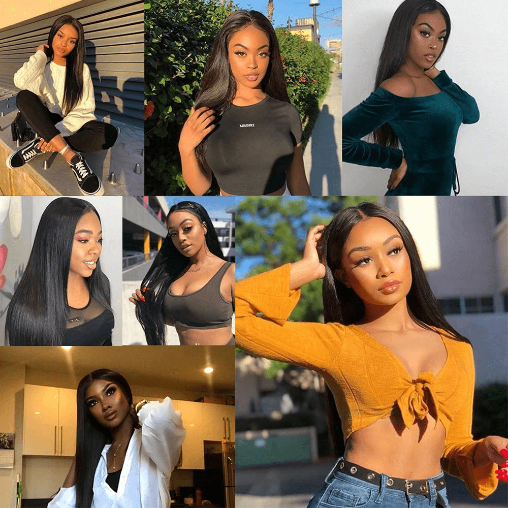 Jopear 10A Collection | Straight Hair Bundles Virgin 100% Human Hair 3 or 4 Bundle Weave Extension | 24-48h Fast Shipping