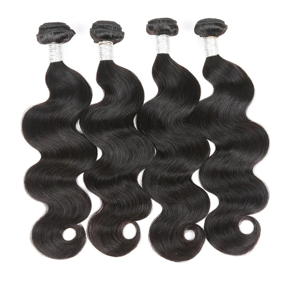 100% Virgin Human Hair Body Wave Bundles - 4/5 Bundles, Soft & Shiny, Natural Look, Comes with 3 Free Gifts