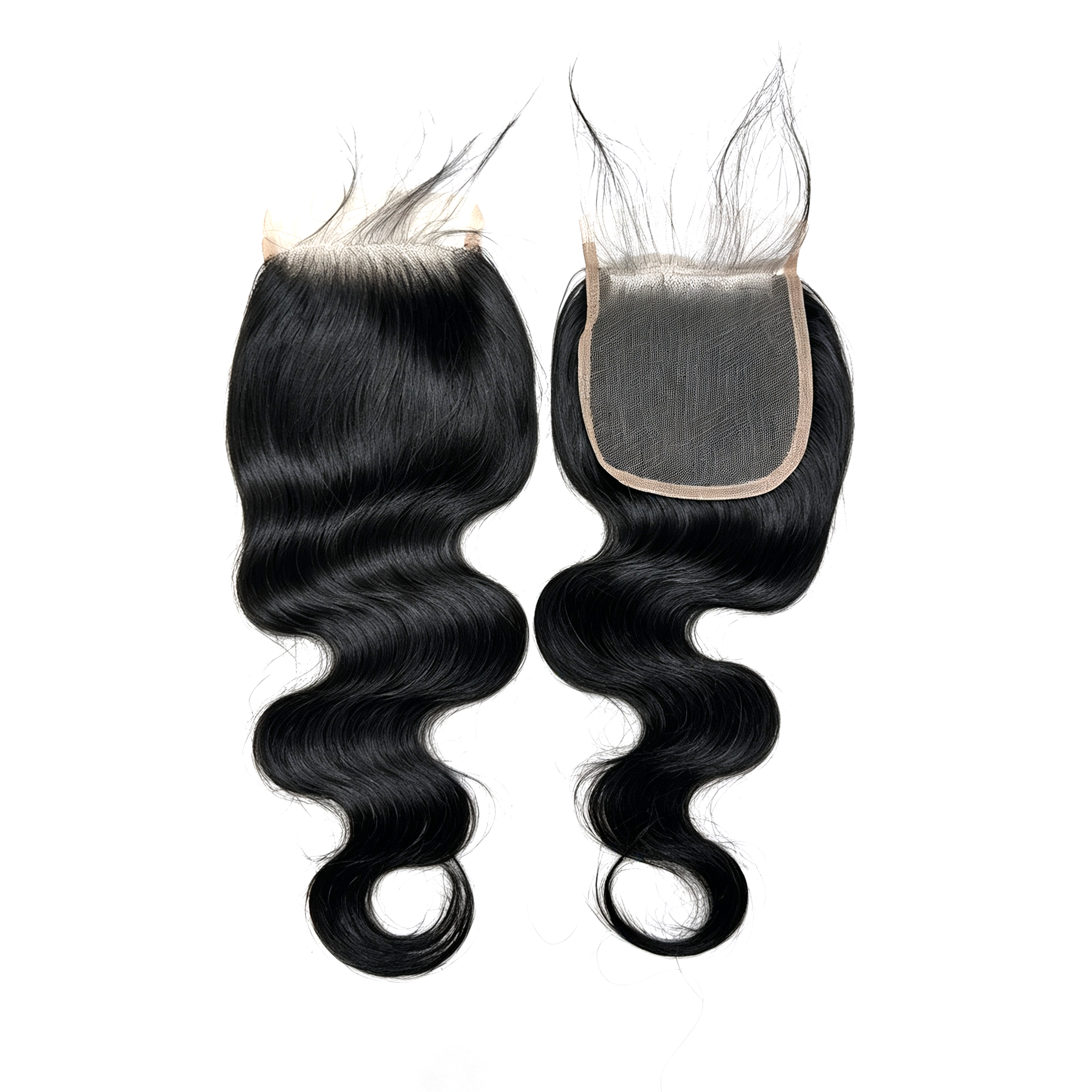JOPEAR Body Wave Human Hair Lace Closure 14" - Natural Color