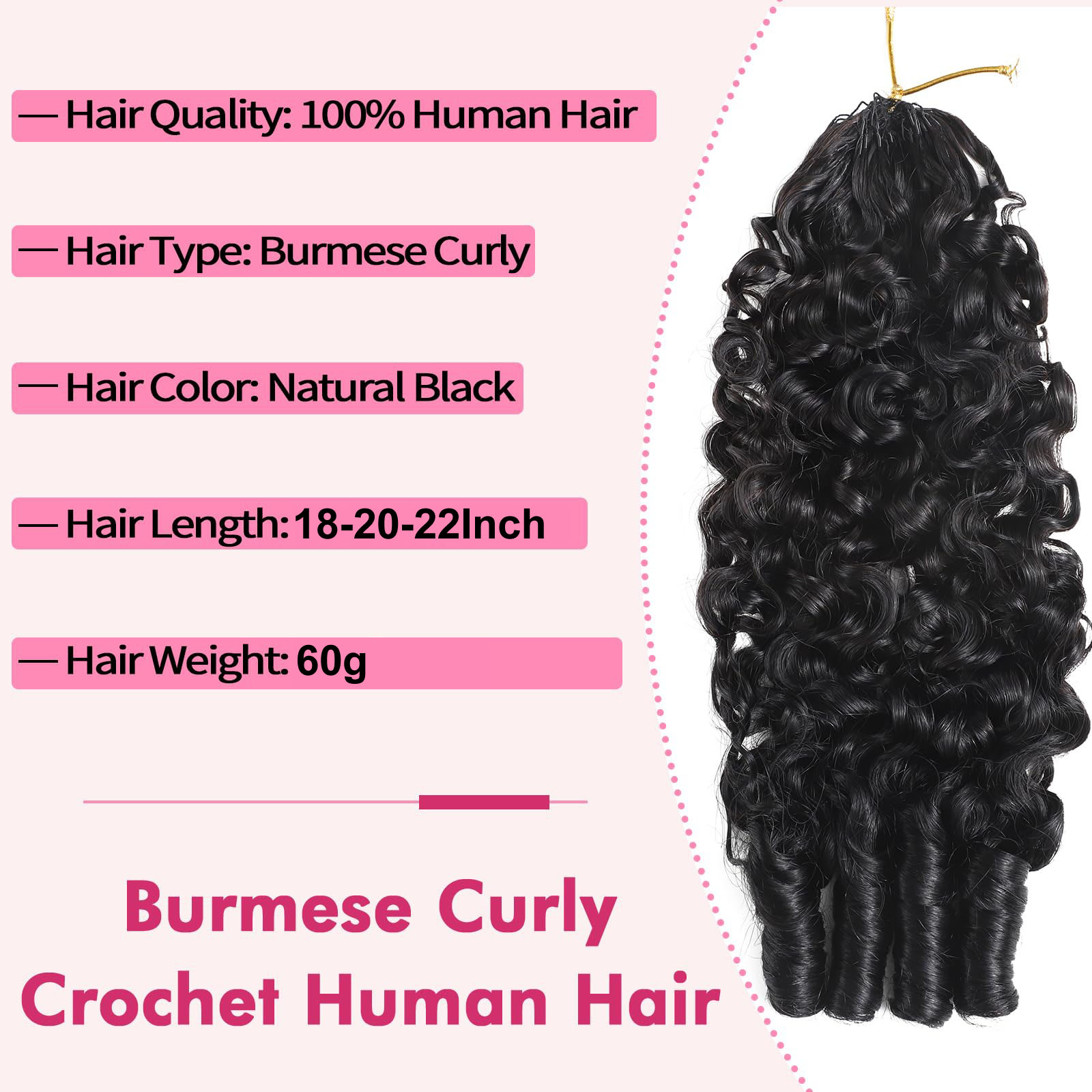 Afro Kinkys Bulk Synthetic Hair Bundles 18-22 Inch Black Afro Kinky-Curly Bundles for Dreadlock Extensions Locs for Mini Twist