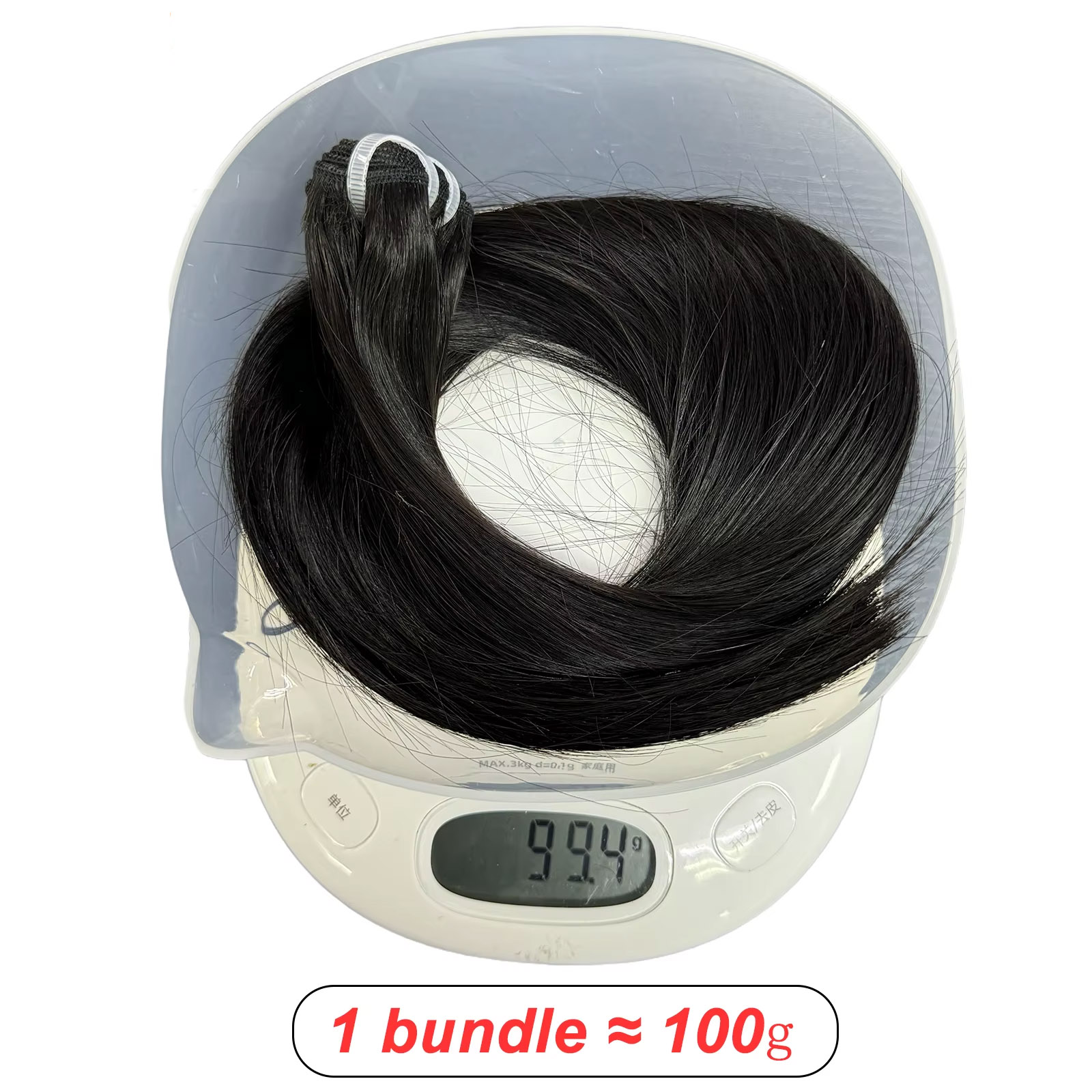Super Double Drawn Human Hair Bundles Cambodian Raw Bone Straight Bundles Human Hair Bundles Hair Extensions 100g/b