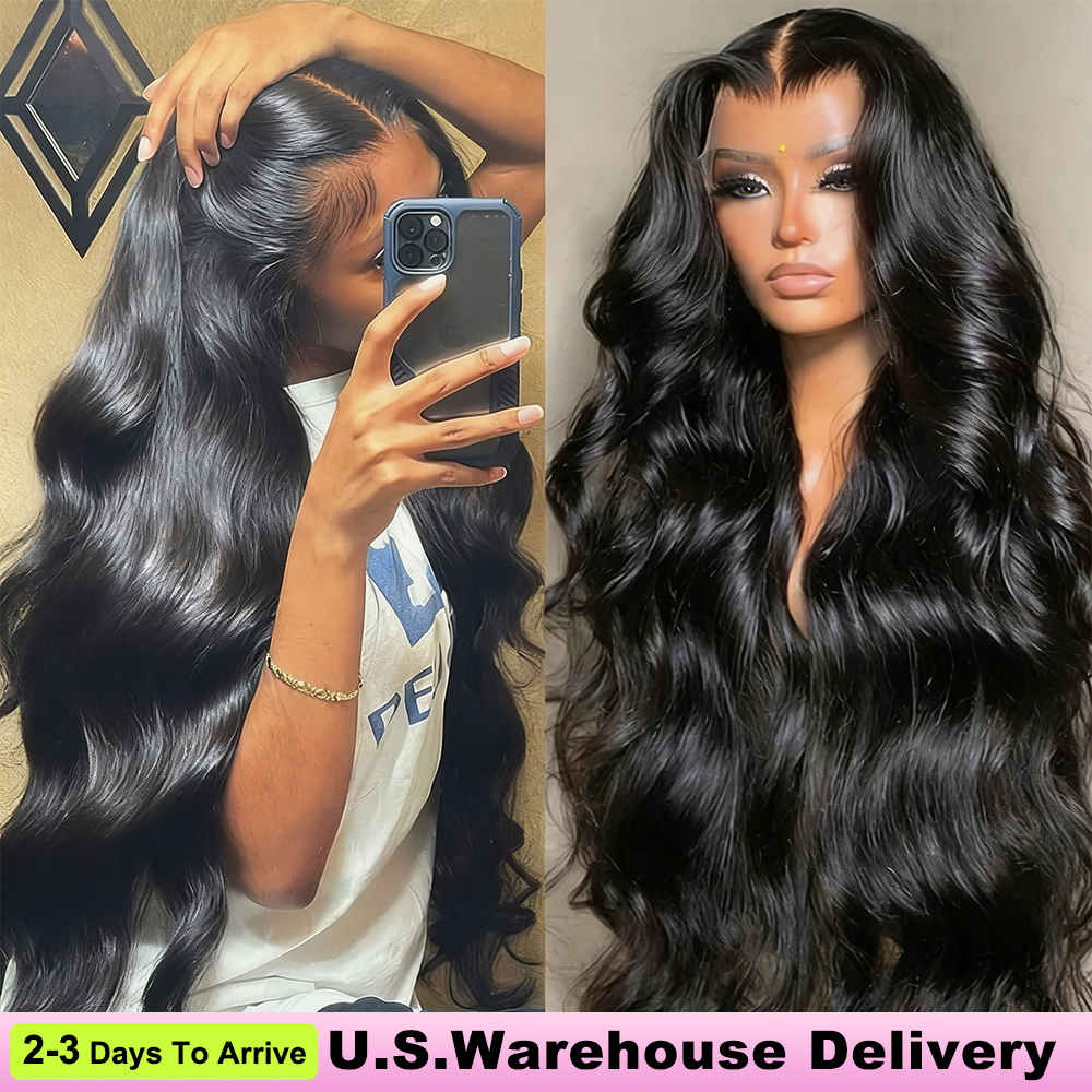 13x6 Body Wave Lace Front Wigs Human Hair 360 HD Lace Front Wigs 20-40 Inch Human Hair Fluffy Natural Body Wave Human Hair Wig