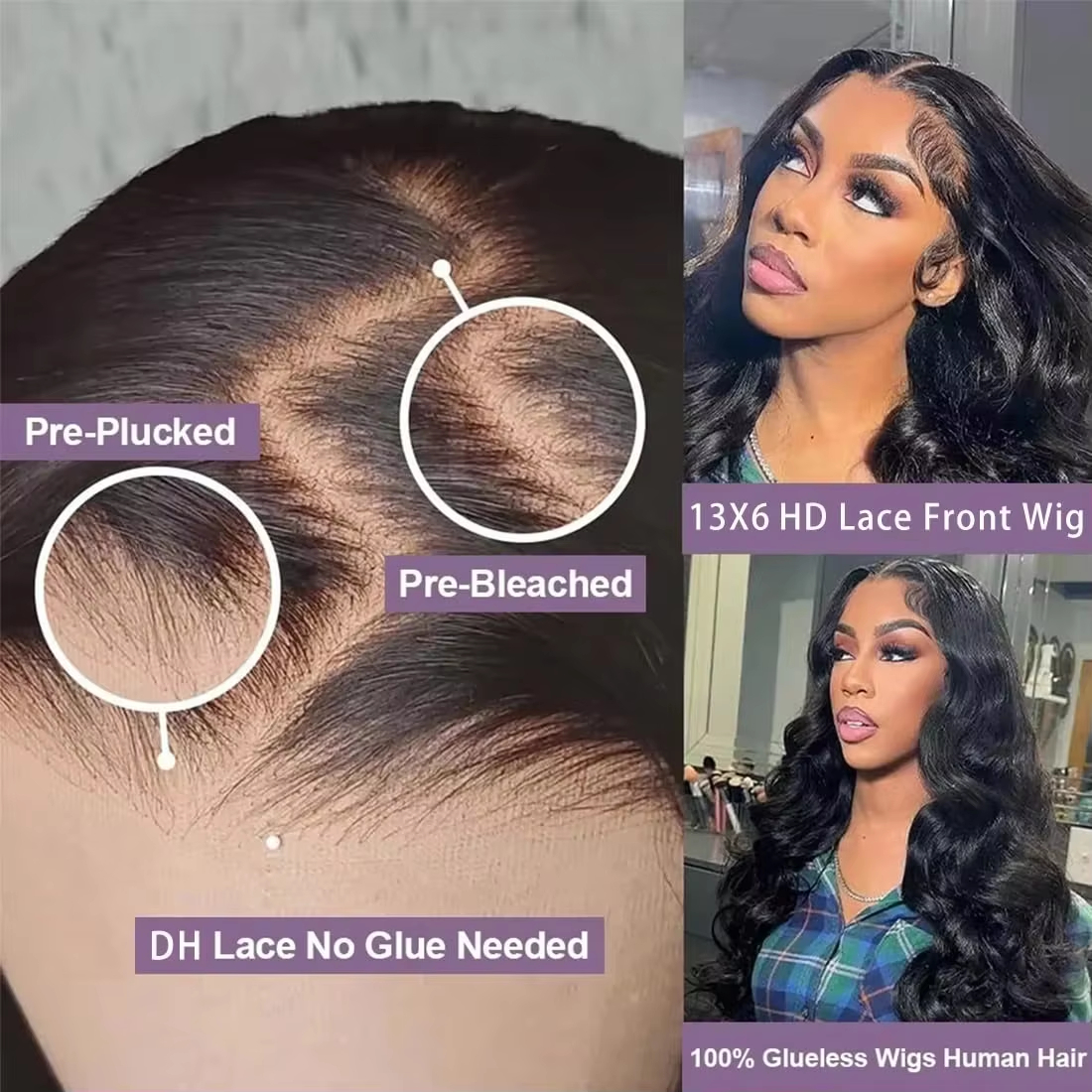 Jopear Signature Body Wave Wig - Natural Black Human Hair