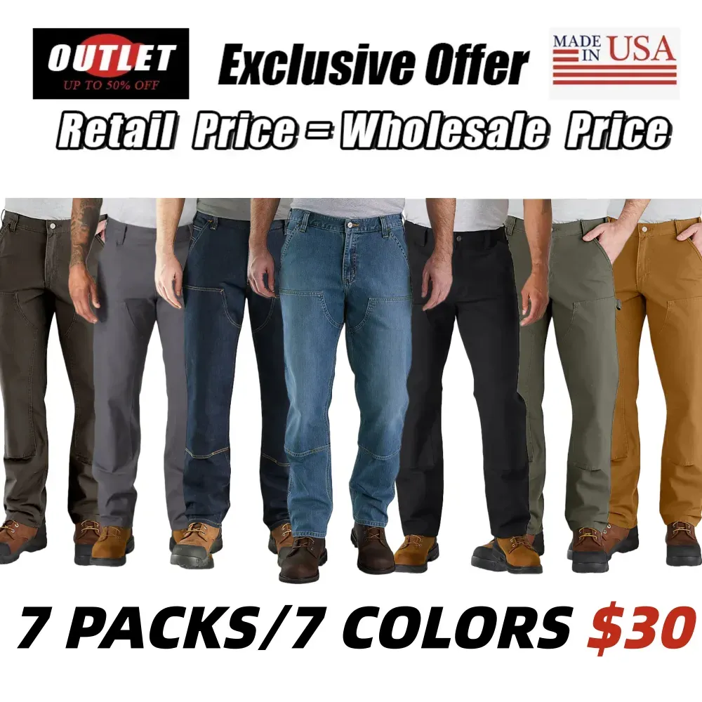 🔥Last Day Promotion!🔥CHT Men's Relaxed Straight Rugged Flex Double J