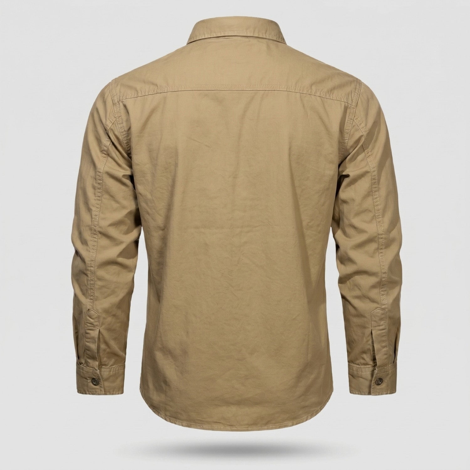 Men's Lightweight Long-Sleeve Outdoor Shirt – Durable Cotton Design