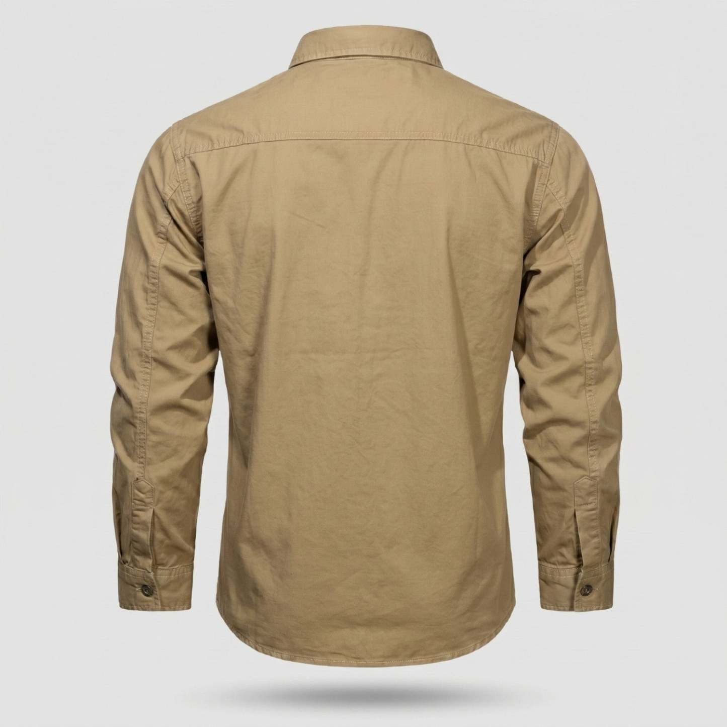 Men's Lightweight Long-Sleeve Outdoor Shirt – Durable Cotton Design