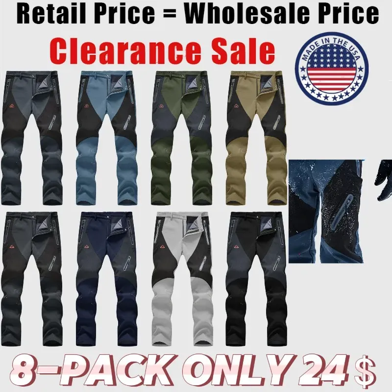 Men's Waterproof Pants Insulated Cold weather