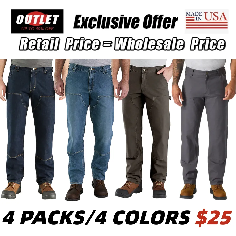 🔥Last Day Promotion!🔥CHT Men's Relaxed Straight Rugged Flex Double J