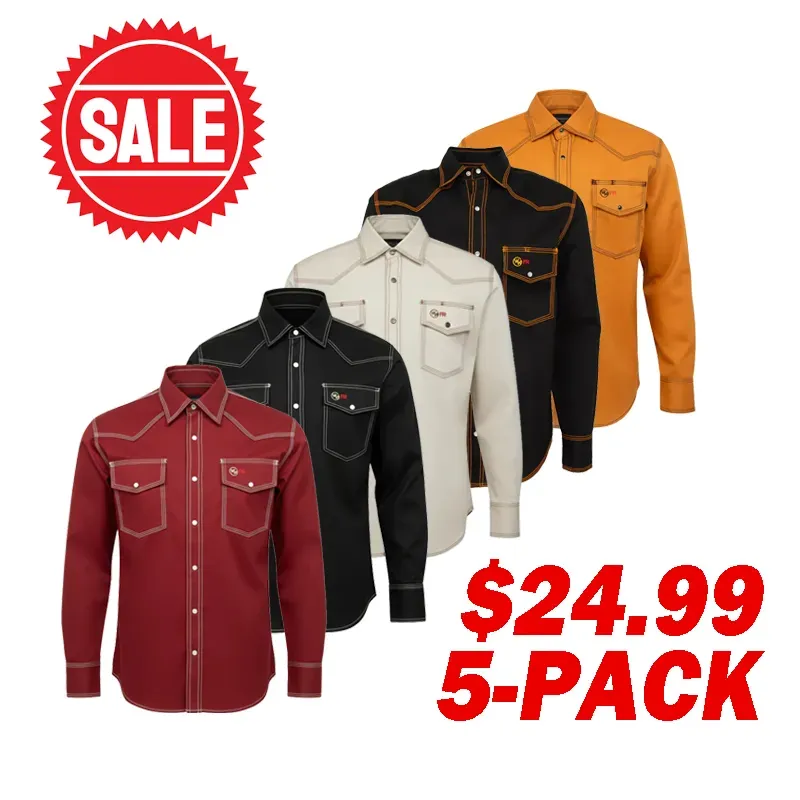 🔥Men's FR Classic Western Welding Shirt