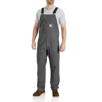 🔥Last Day Promotion!Men's Denim Bib Overalls, Workwear with Adjustable Straps and Convenient Tool Pockets