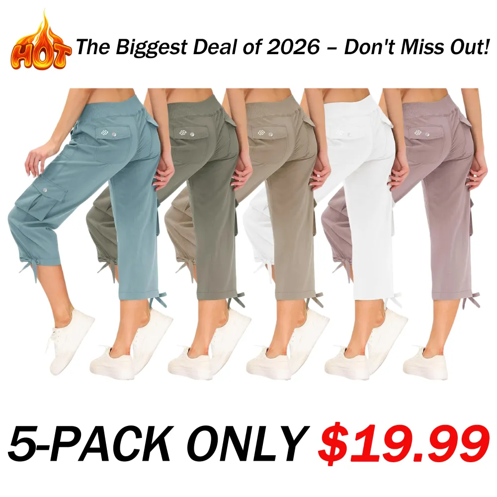 Women's Quick-Dry Cargo Capris with Pockets