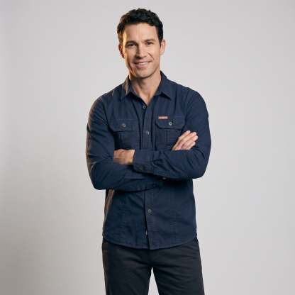 Men's Lightweight Long-Sleeve Outdoor Shirt – Durable Cotton Design