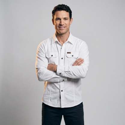 Men's Lightweight Long-Sleeve Outdoor Shirt – Durable Cotton Design
