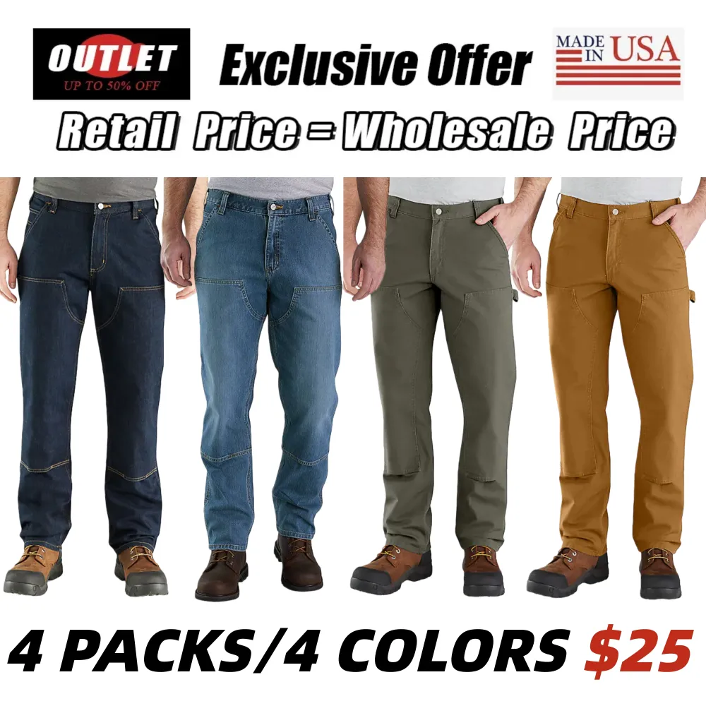 🔥Last Day Promotion!🔥CHT Men's Relaxed Straight Rugged Flex Double J