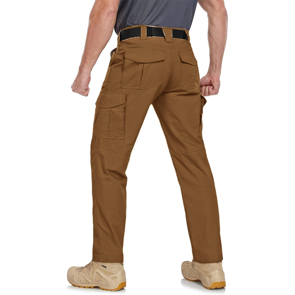 Men's Ripstop Water-Resistant Cargo Pants,Ripstop Water Resistant Hiking Work Pants