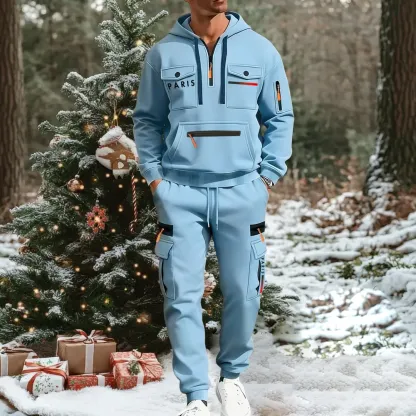 🔥2026 Men's Autumn&Winter Hooded Fashion Sweatshirt With Multiple Pockets