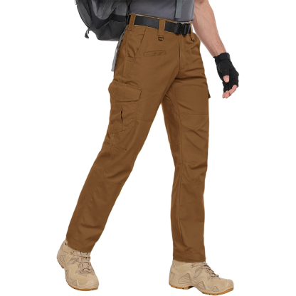 Men's Ripstop Water-Resistant Cargo Pants,Ripstop Water Resistant Hiking Work Pants