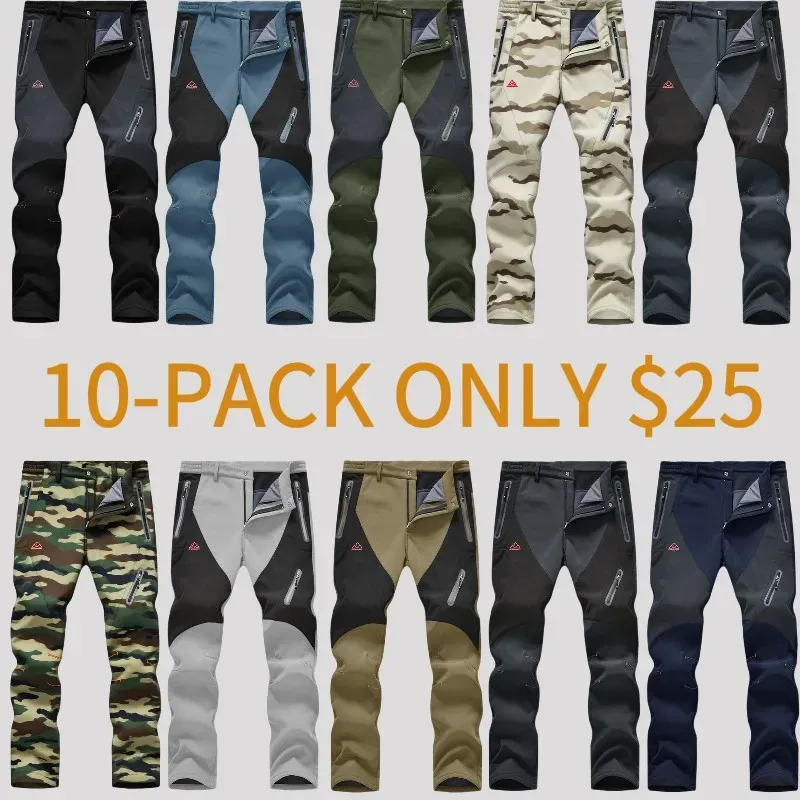 Men's Fleece-lined Waterproof Softshell Pants