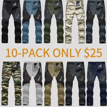 Men's Fleece-lined Waterproof Softshell Pants