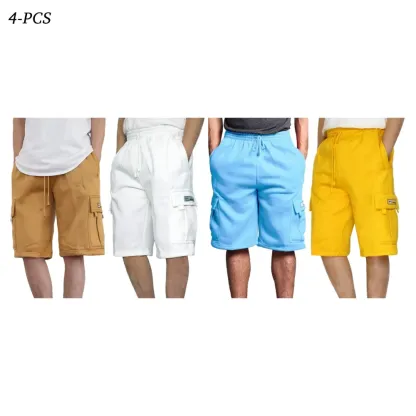 Men's Cotton Relaxed Fit Cargo Shorts