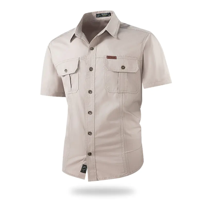 Men's work shirt short sleeve