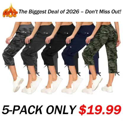 🔥90% OFF ONLY TODAY🔥Women's Quick-Dry Cargo Capris with Pockets