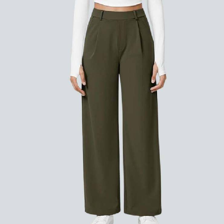 🔥𝑵𝒆𝒘 𝒀𝒆𝒂𝒓𝒔 𝑺𝒂𝒍𝒆✨️High Waisted Work Pants for Women Business Casual Outfits Office Dress Pants Trousers with Pockets
