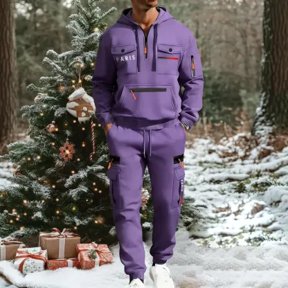 🔥2026 Men's Autumn&Winter Hooded Fashion Sweatshirt With Multiple Pockets