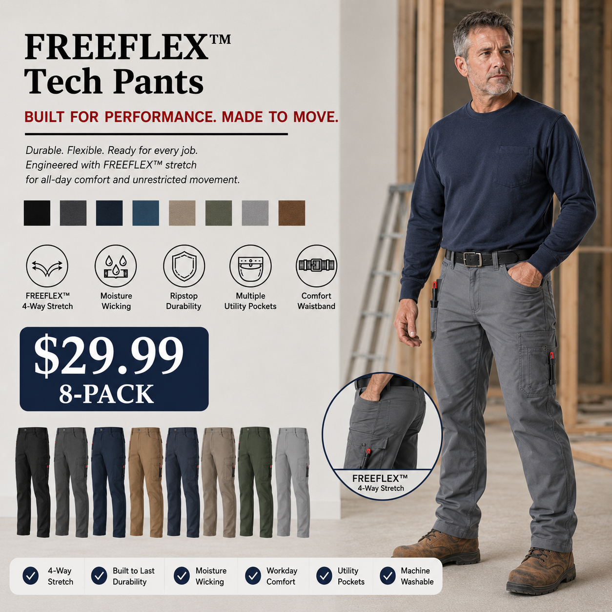 Men's FREEFLEX™ Tech Work Pant