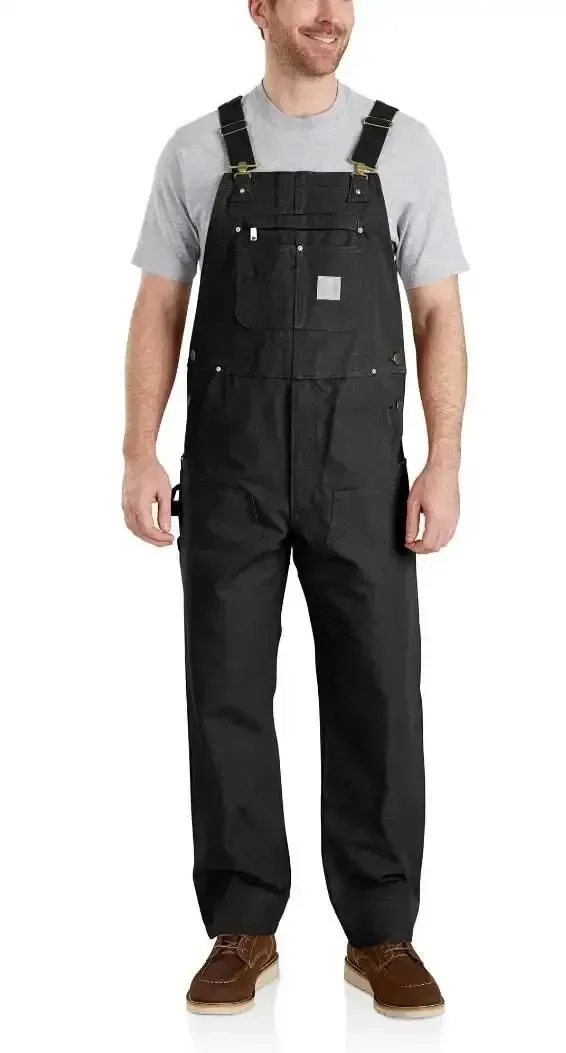 🔥Last Day Promotion!Men's Denim Bib Overalls, Workwear with Adjustable Straps and Convenient Tool Pockets