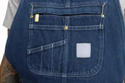 🔥Last Day Promotion!Men's Denim Bib Overalls, Workwear with Adjustable Straps and Convenient Tool Pockets