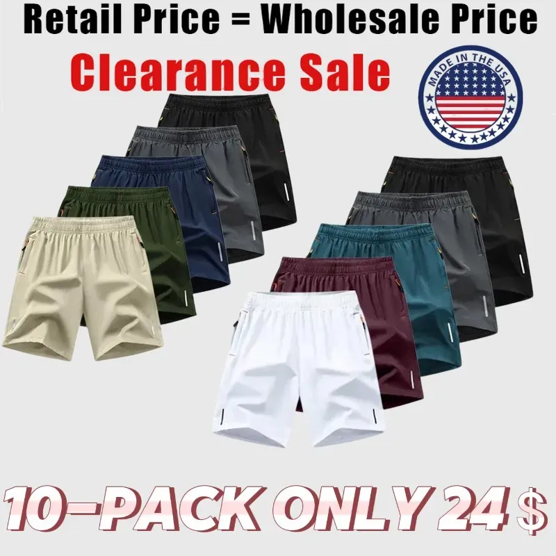 Men's Quick-Dry Athletic Shorts Fashionable Versatile Outdoor Casual S